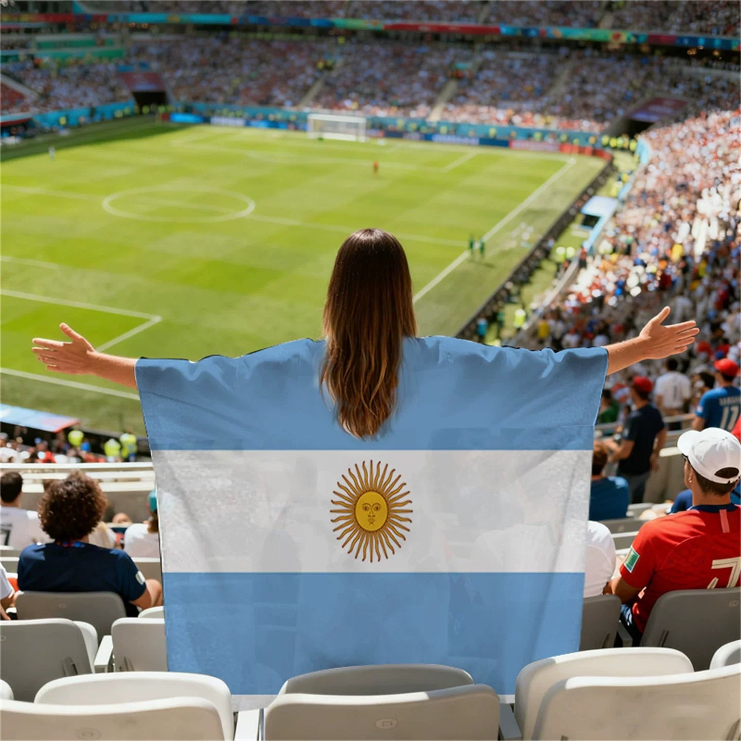 World Cup supporter cape