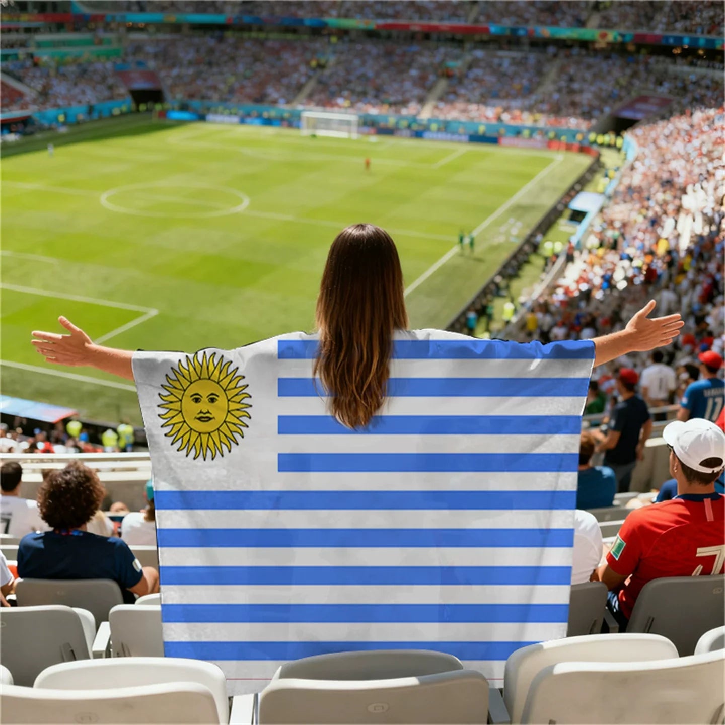 World Cup supporter cape