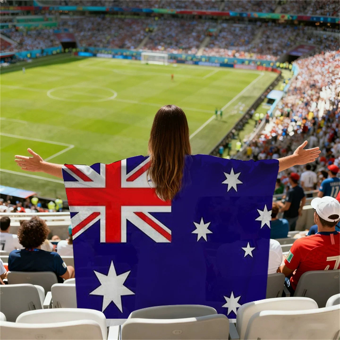 World Cup supporter cape