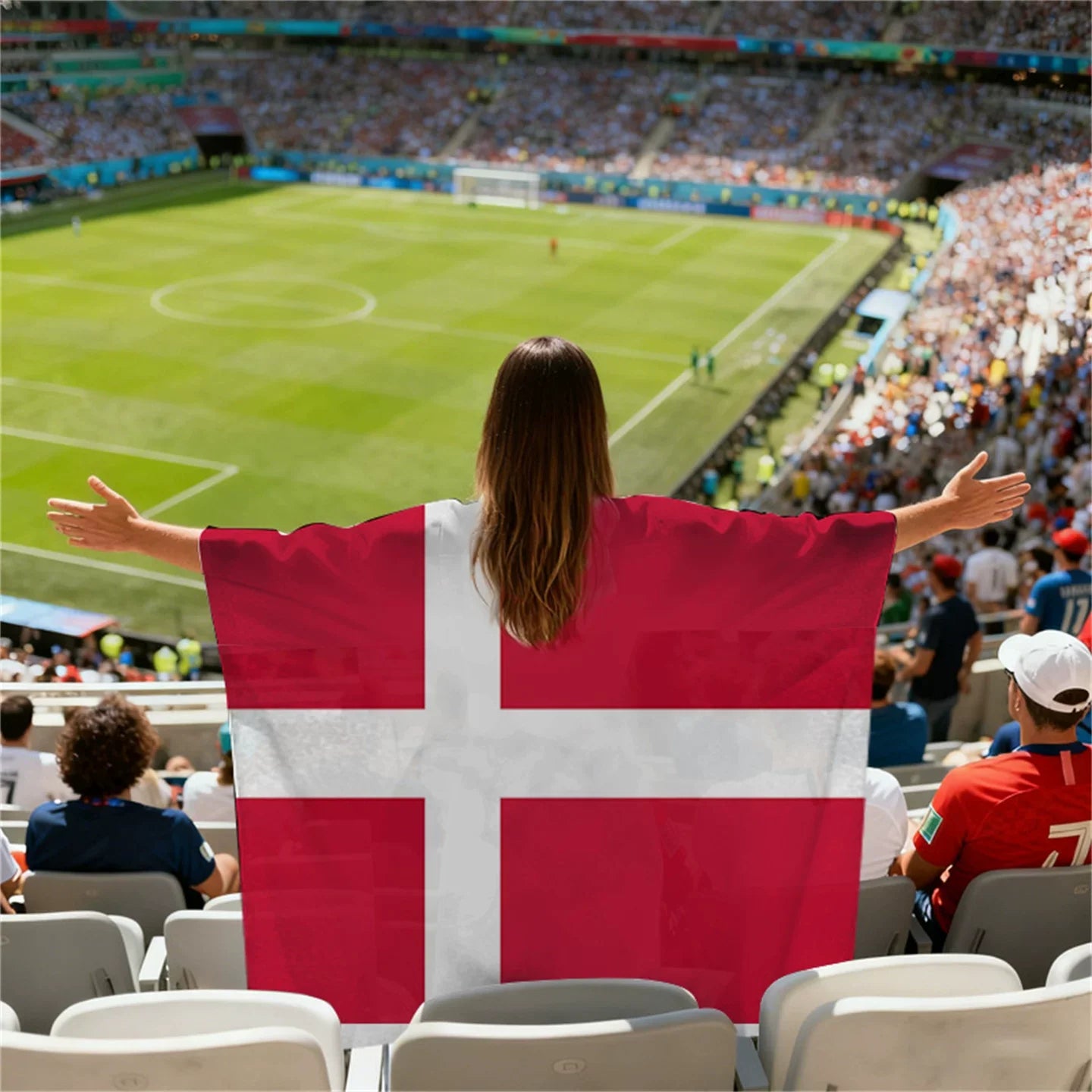 World Cup supporter cape