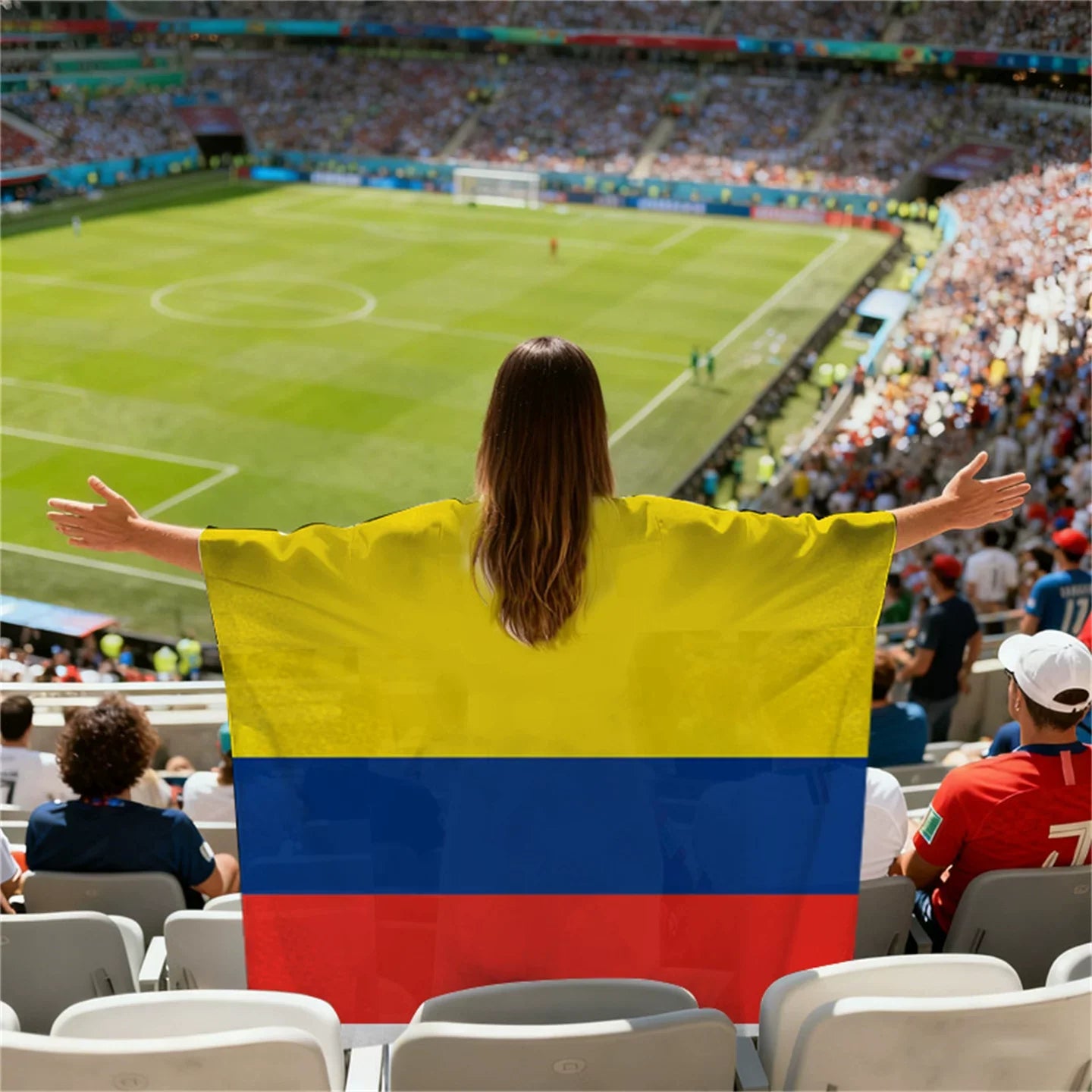 World Cup supporter cape
